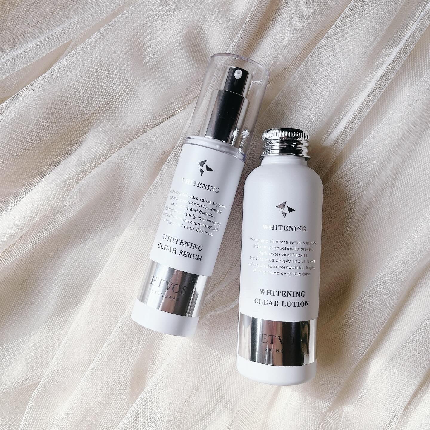 ホワイトニングクリアセラム/エトヴォス/美容液を使ったクチコミ（2枚目）