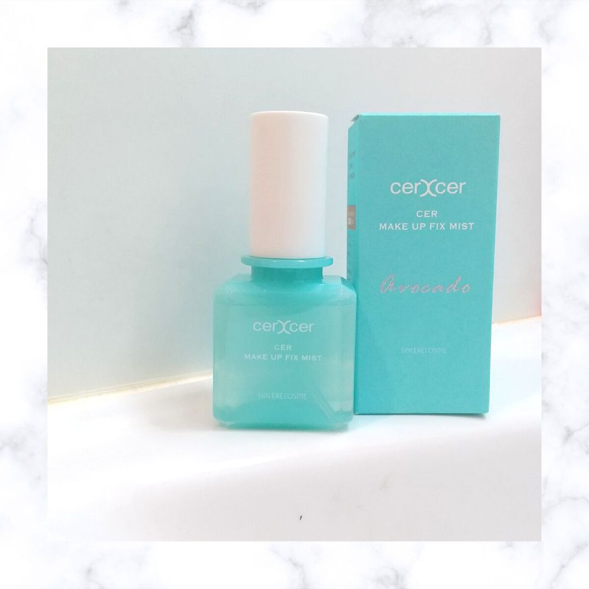 メイクアップフィックスミスト/cerXcer/フィックスミストを使ったクチコミ（1枚目）