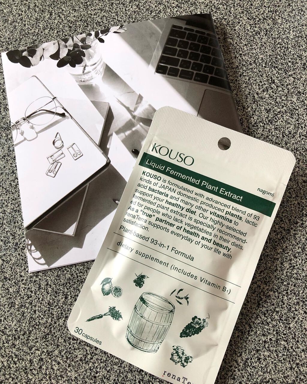 nagomi KOUSO 30粒/renaTerra/健康サプリメントを使ったクチコミ（1枚目）