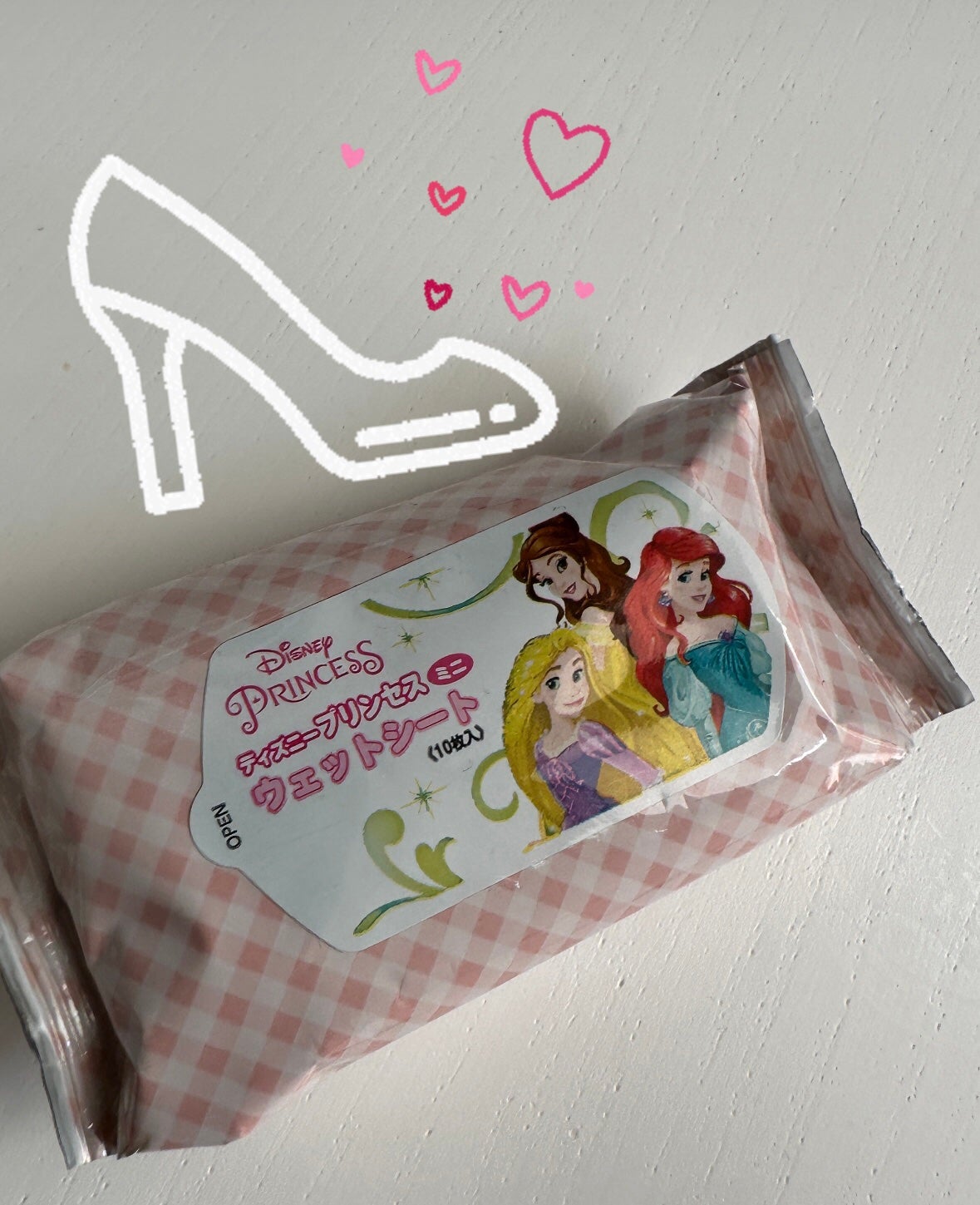 ミニウエットシート/セリア/ティッシュを使ったクチコミ(1枚目)