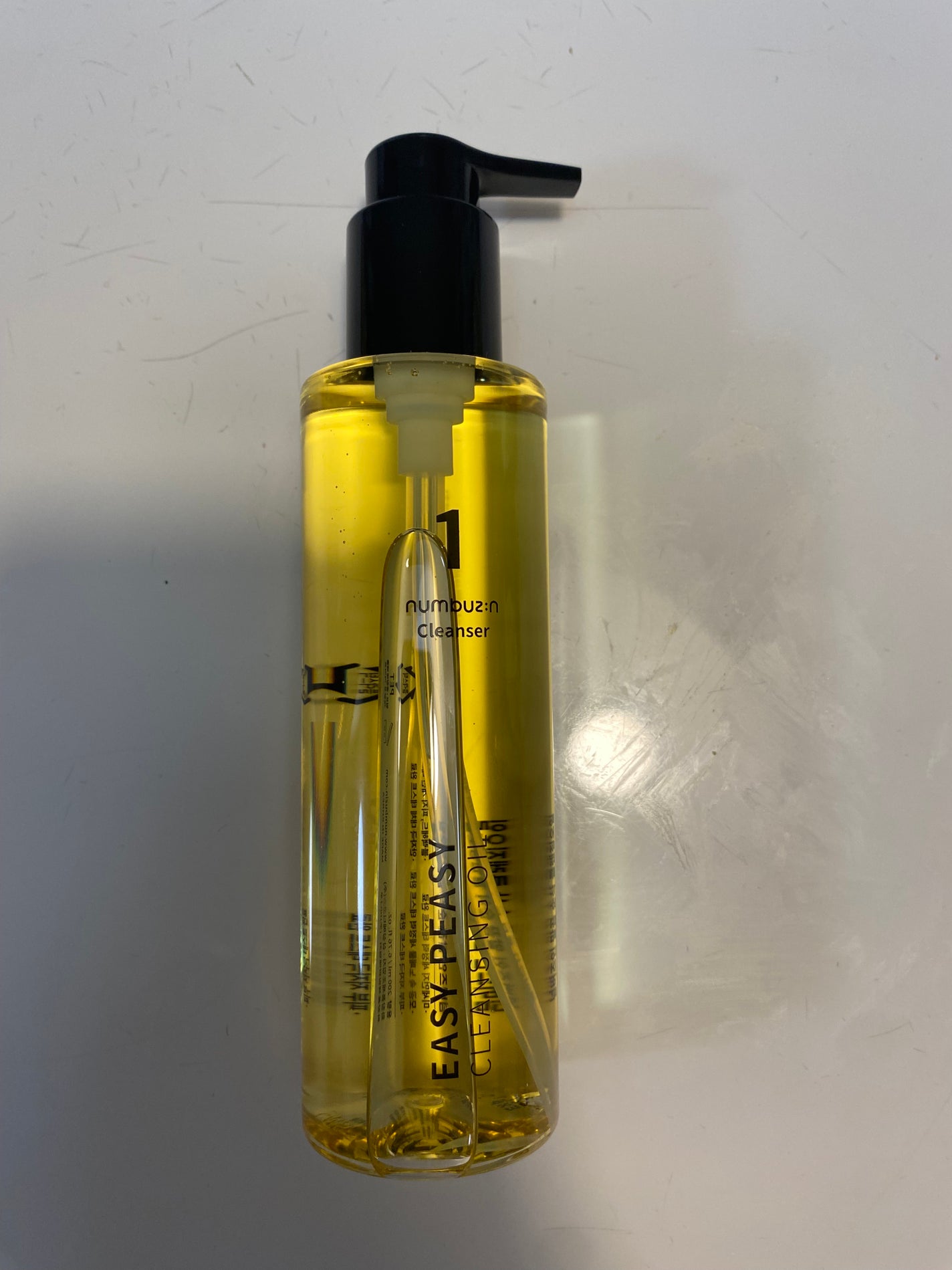 1番 さっぱりすっきりクレンジングオイル/numbuzin/オイルクレンジングを使ったクチコミ(1枚目)