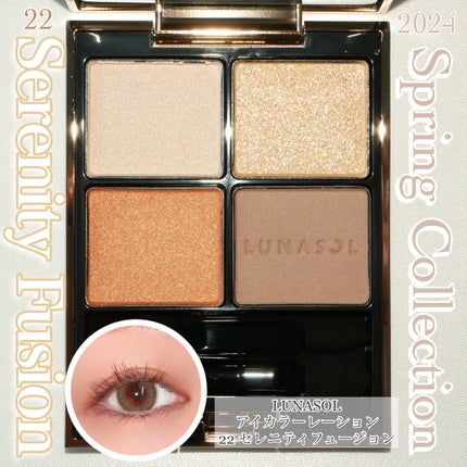 アイカラーレーション/LUNASOL/アイシャドウパレットを使ったクチコミ(1枚目)