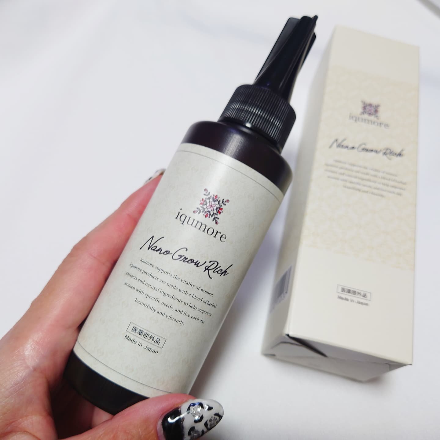 ナノグロウリッチ/iqumore/頭皮ローションを使ったクチコミ（1枚目）