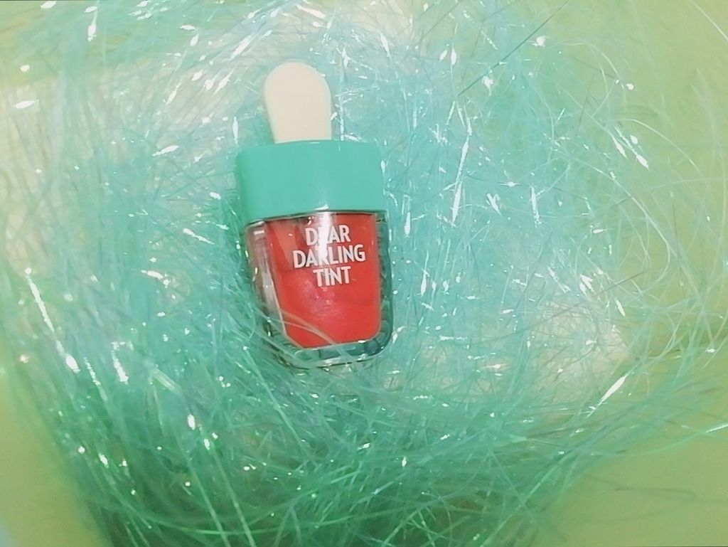 ディアダーリン ウォータージェルティント （アイスティント）/ETUDE/口紅を使ったクチコミ（1枚目）