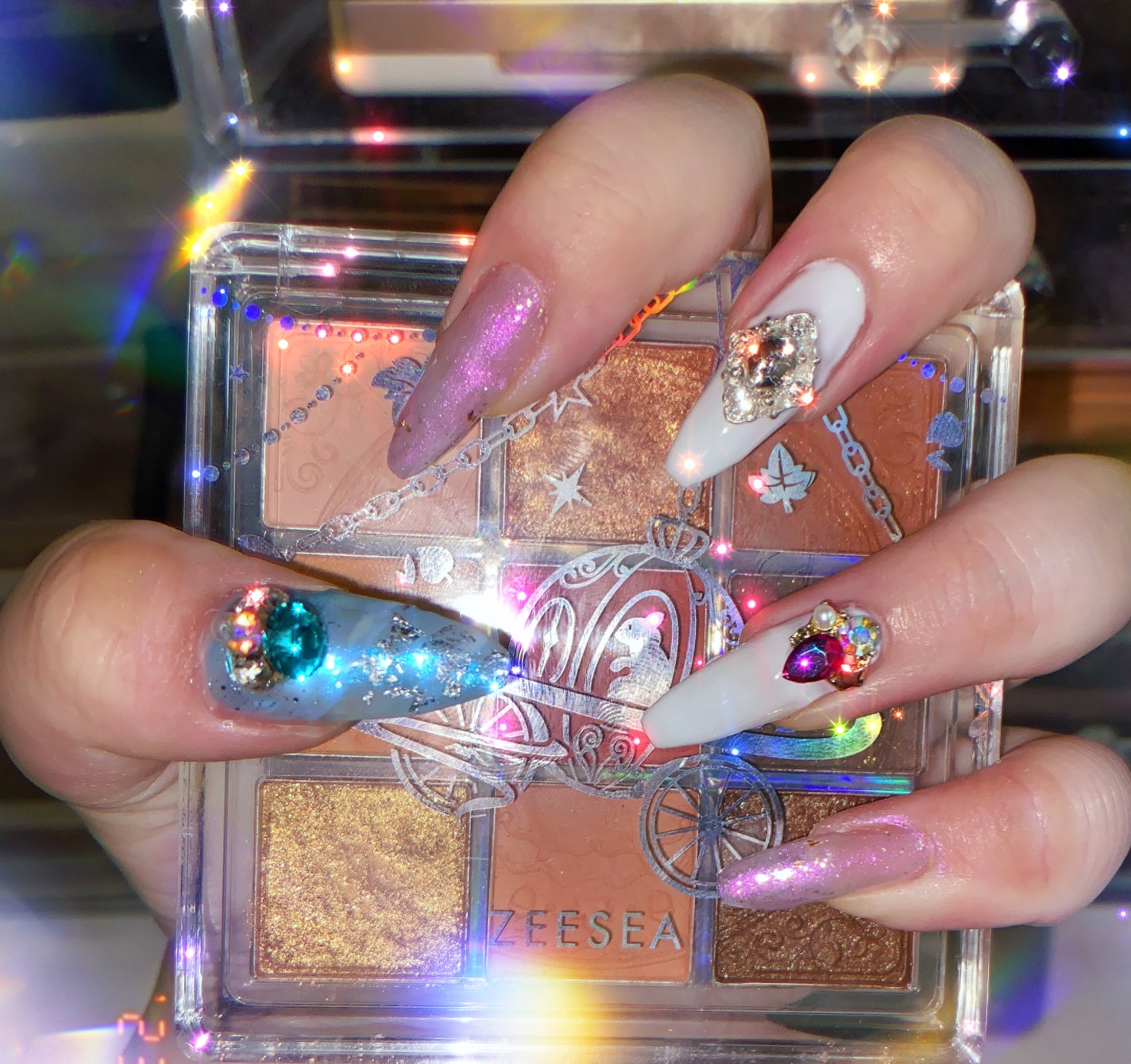 ジェルネイル(ライト対応)/セリア/ジェルネイルを使ったクチコミ(1枚目)