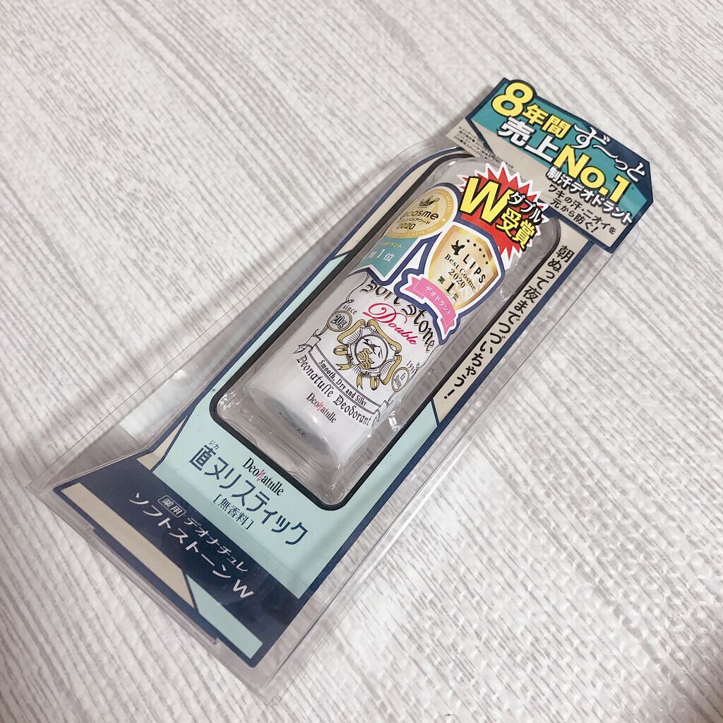 薬用ソフトストーンW/デオナチュレ/デオドラント・制汗剤を使ったクチコミ(1枚目)