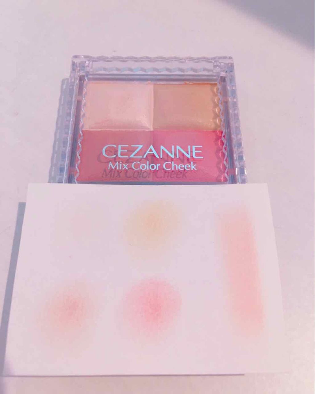 ミックスカラーチーク/CEZANNE/パウダーチークを使ったクチコミ(2枚目)