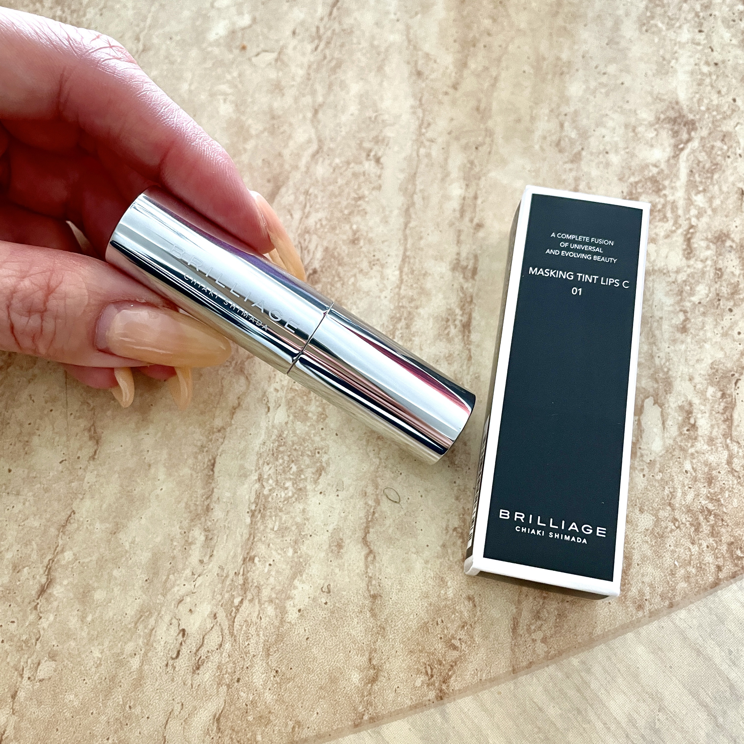 マスキング ティント リップス C/ブリリアージュ/リップティントを使ったクチコミ（1枚目）