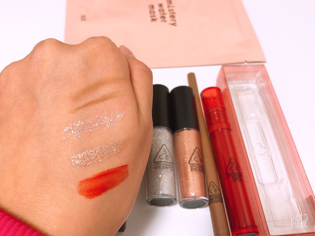 3CE アイスイッチ/3CE/グリッターを使ったクチコミ(7枚目)