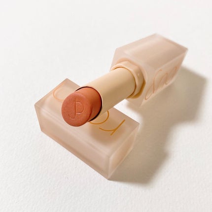 ゼロマットリップスティック 09 シェルヌード/rom&nd/口紅を使ったクチコミ(2枚目)