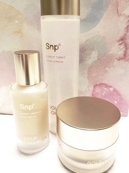 ゴールドコラーゲンエキスパートトナー/SNP/化粧水を使ったクチコミ(2枚目)