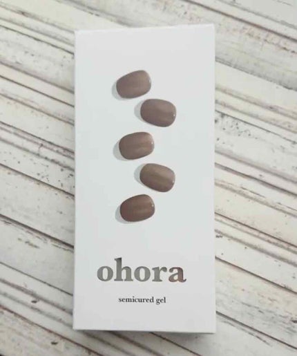 セミキュアジェルネイル(ハンド)/ohora/ネイルシールを使ったクチコミ(2枚目)