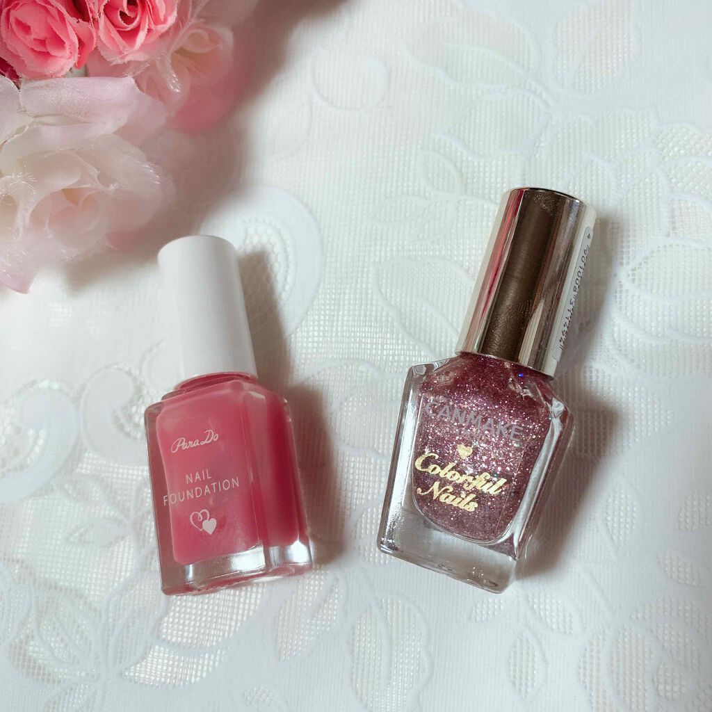 ネイルファンデーション/パラドゥ/マニキュアを使ったクチコミ（2枚目）