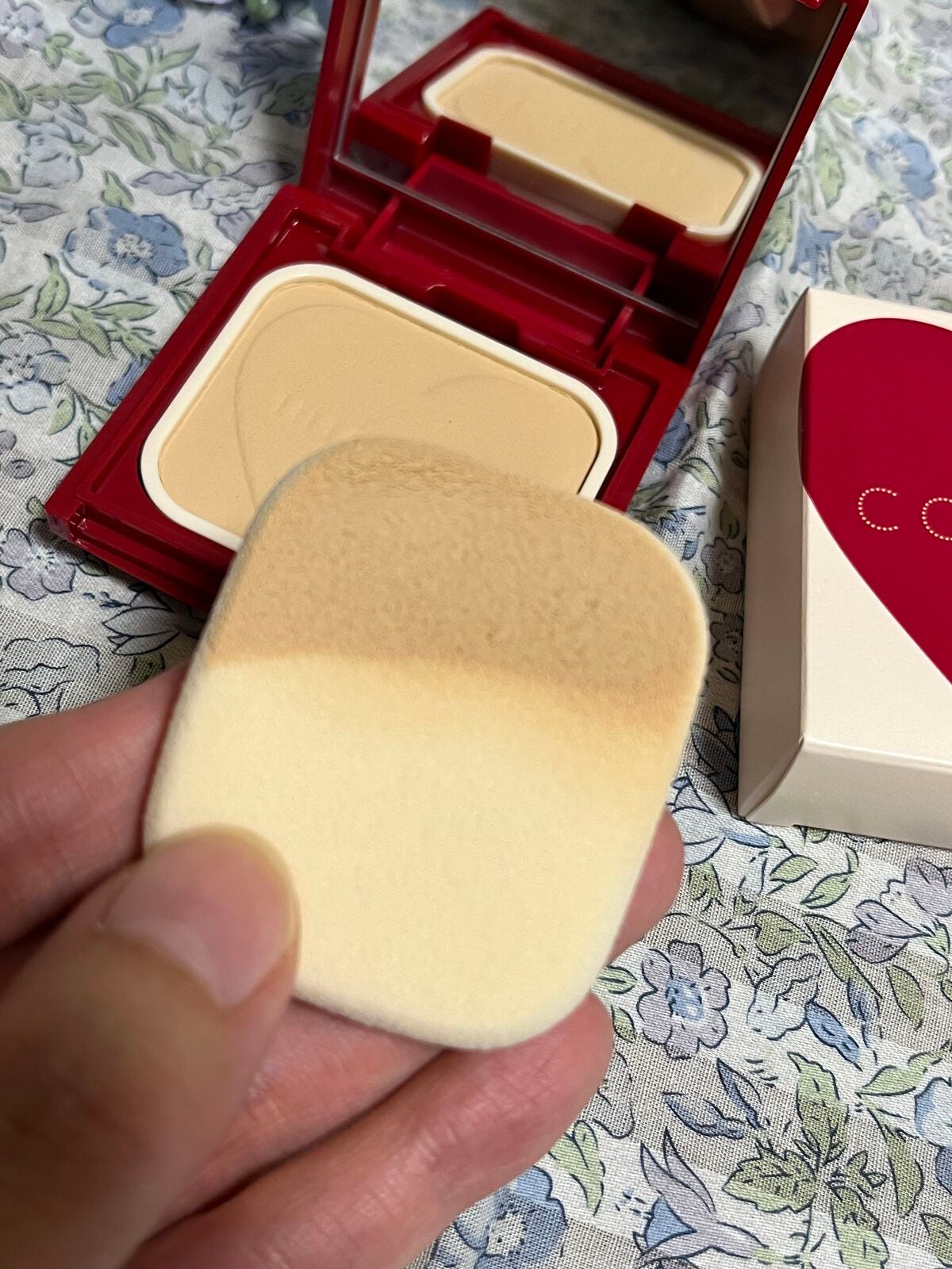 プロフィニッシュファンデーション/インテグレート/パウダーファンデーションを使ったクチコミ(2枚目)