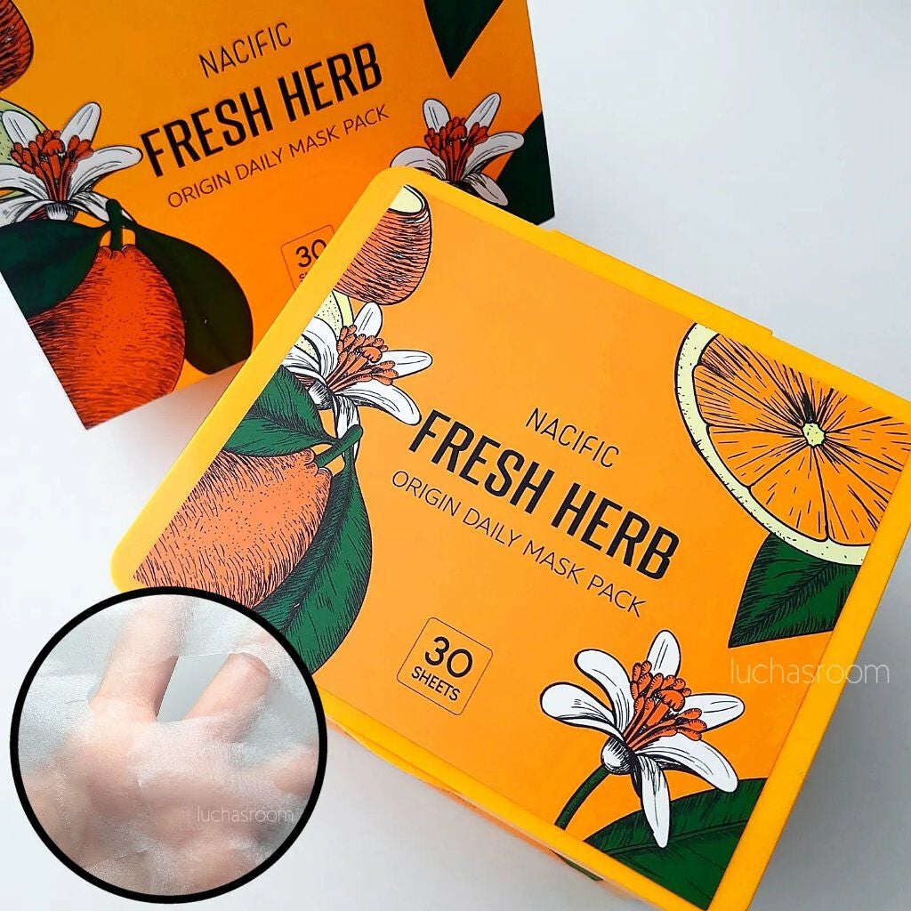 フレッシュハーブオリジンデイリーマスクパック/NACIFIC/シートマスク・パックを使ったクチコミ(1枚目)