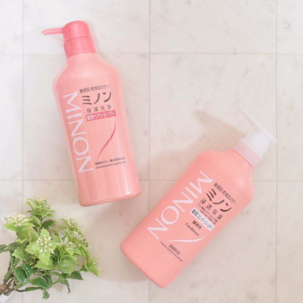 ミノン薬用ヘアシャンプー/薬用コンディショナー/ミノン/市販シャンプーを使ったクチコミ(1枚目)