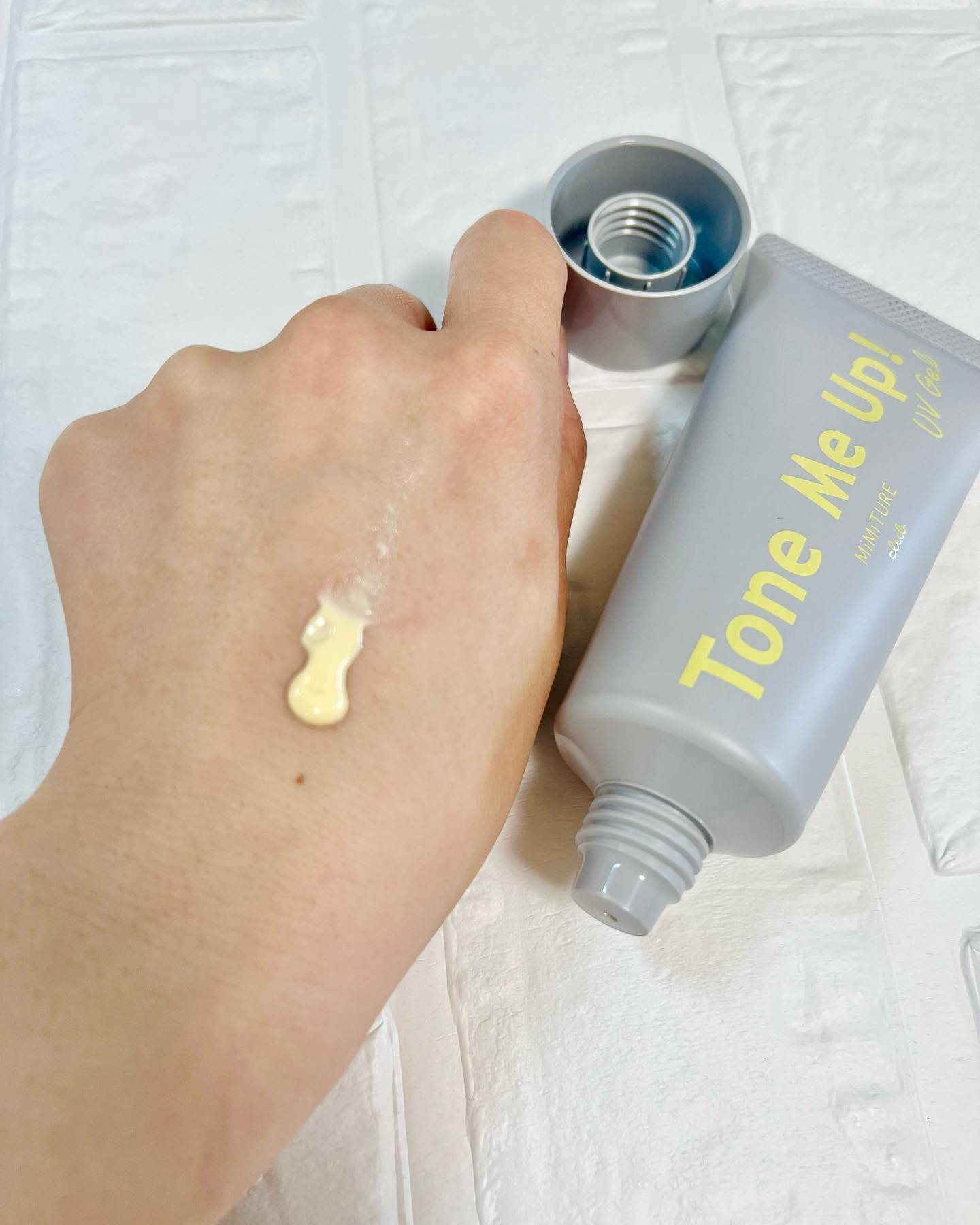 ミミチュール トーンミーアップ ＵＶジェル/クラブ/日焼け止めジェルを使ったクチコミ（2枚目）