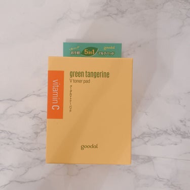 グリーンタンジェリン ビタCダークスポットケアパッド 100枚/goodal/シートマスク・パックを使ったクチコミ（2枚目）