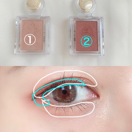 シャドーカスタマイズ/MAJOLICA MAJORCA/単色アイシャドウを使ったクチコミ(2枚目)