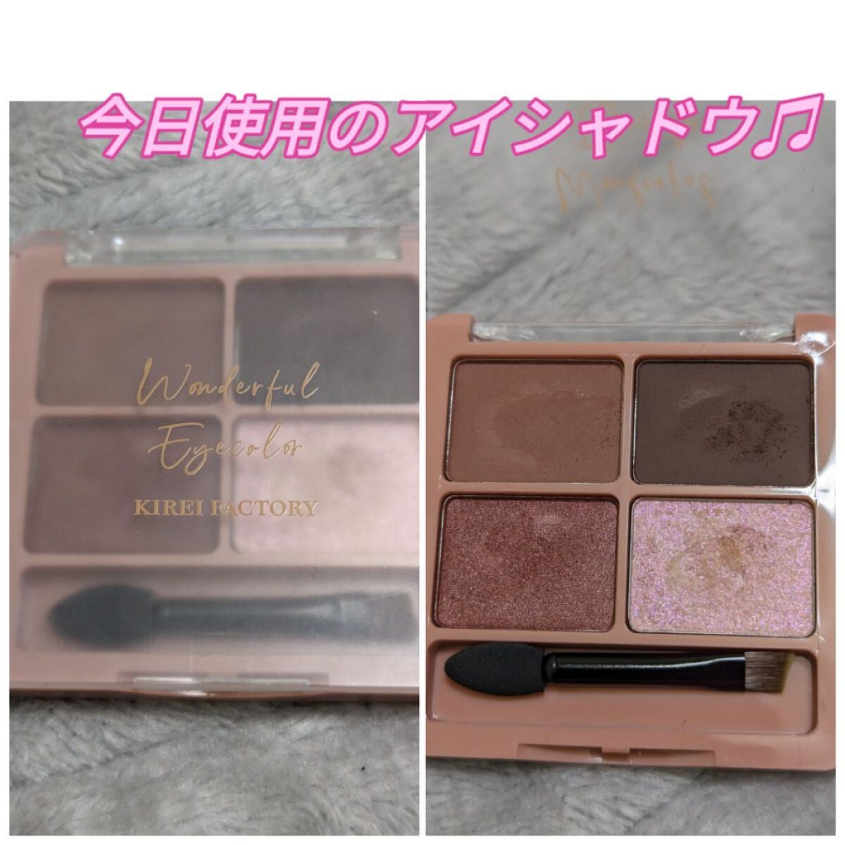 わんだふるアイカラー/KIREI FACTORY/アイシャドウパレットを使ったクチコミ(1枚目)