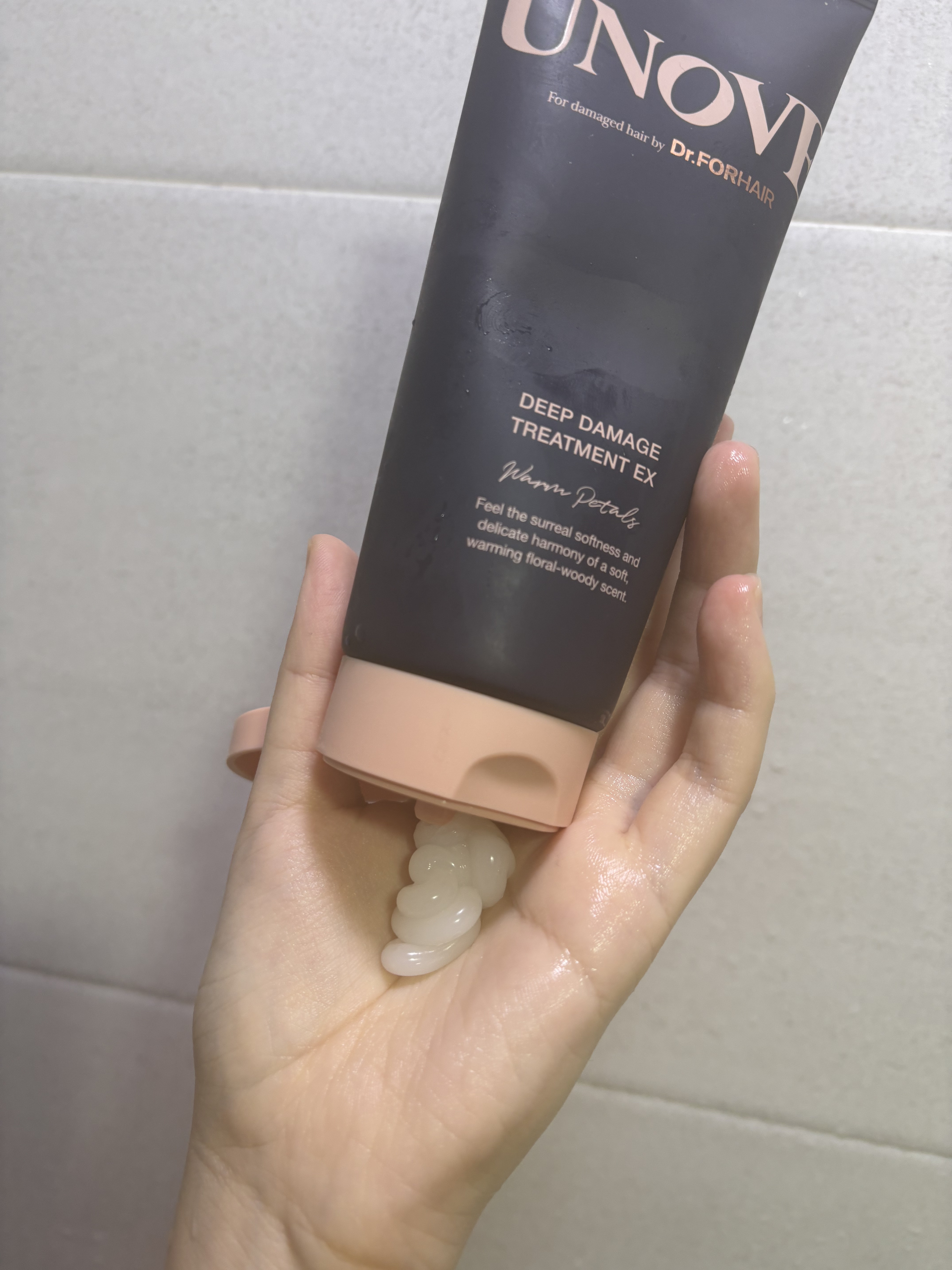 ディープダメージトリートメントEX/UNOVE/洗い流すヘアトリートメントを使ったクチコミ（2枚目）