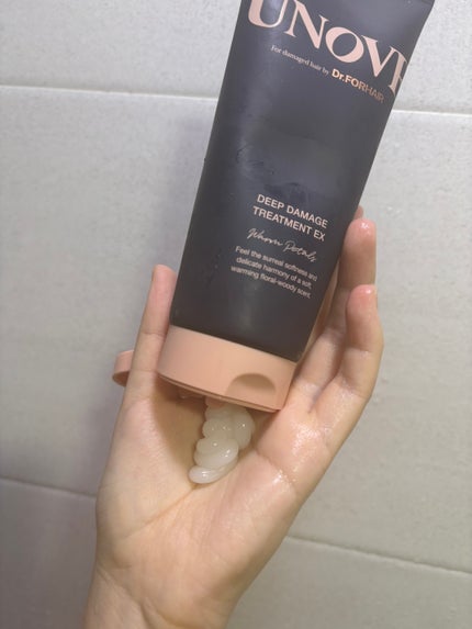 ディープダメージトリートメントEX/UNOVE/洗い流すヘアトリートメントを使ったクチコミ(2枚目)