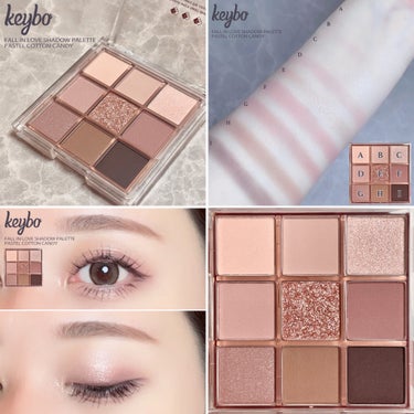 KEYBO FALL IN LOVE SHADOW PALETTE/keybo/パウダーアイシャドウを使ったクチコミ（1枚目）