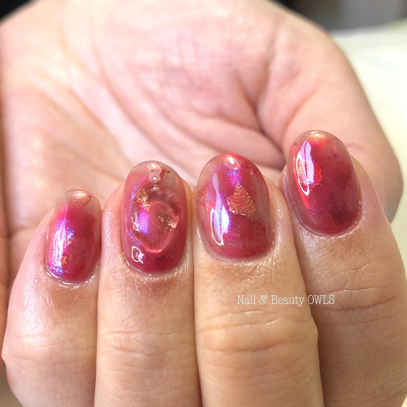 ぴよこれいと あうるす on LIPS 「ボルドーっぽくしたいけど、そこまで濃いのは無理。でもこの時期は..」(2枚目)