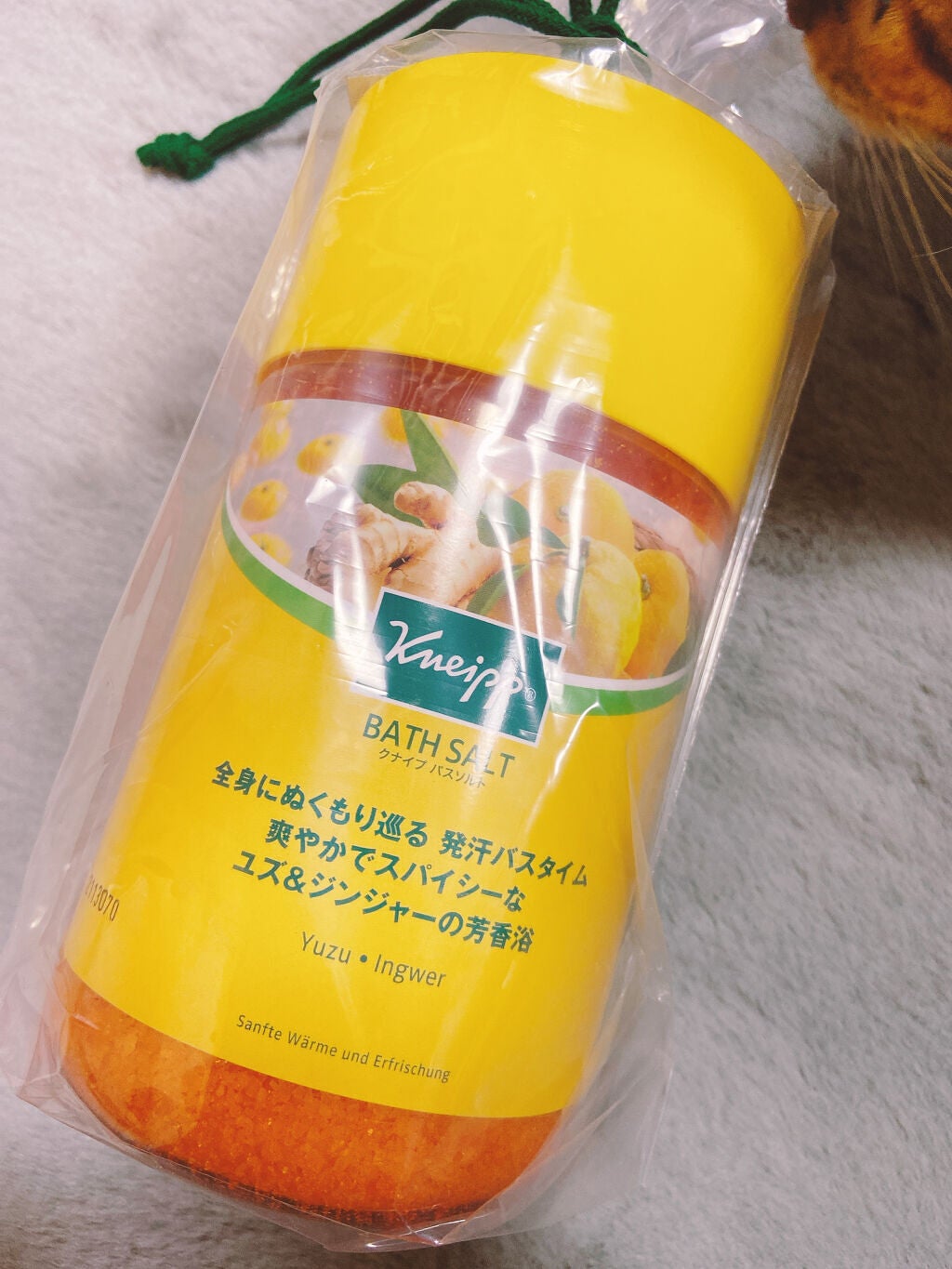 クナイプ バスソルト ユズ&ジンジャーの香り/クナイプ/無機塩系入浴剤を使ったクチコミ(1枚目)