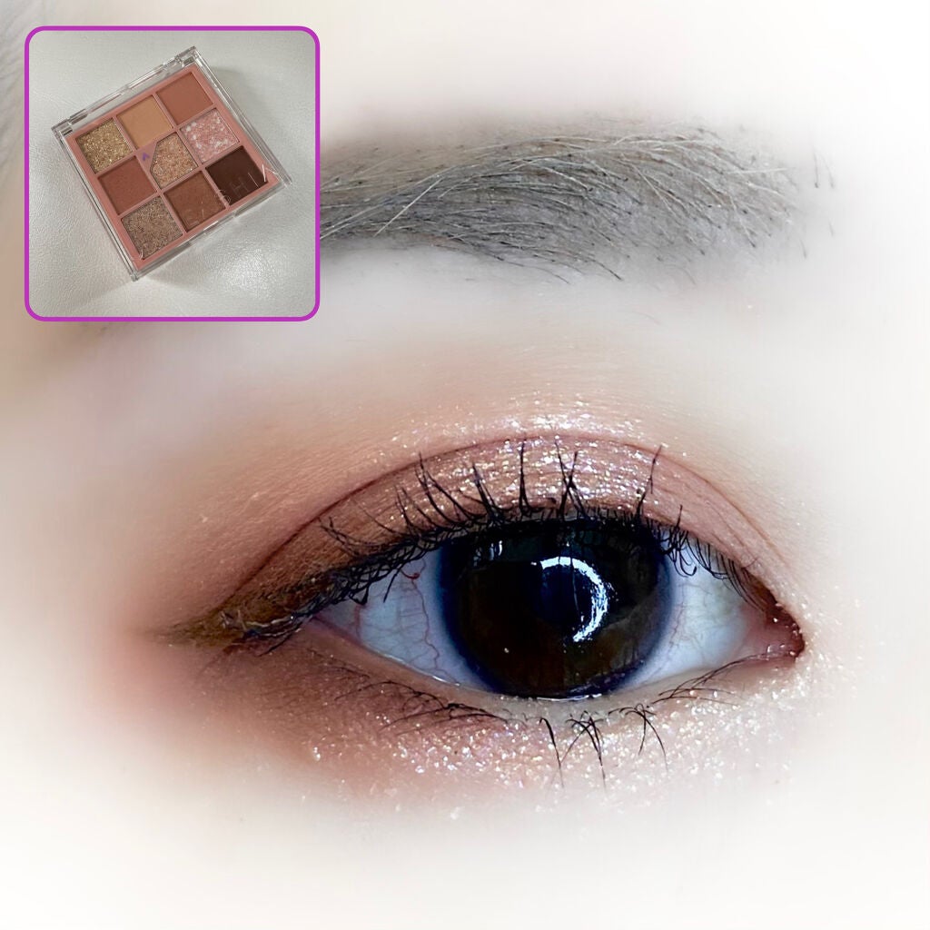 グリッターペディアアイパレット/unleashia/アイシャドウパレットを使ったクチコミ(1枚目)