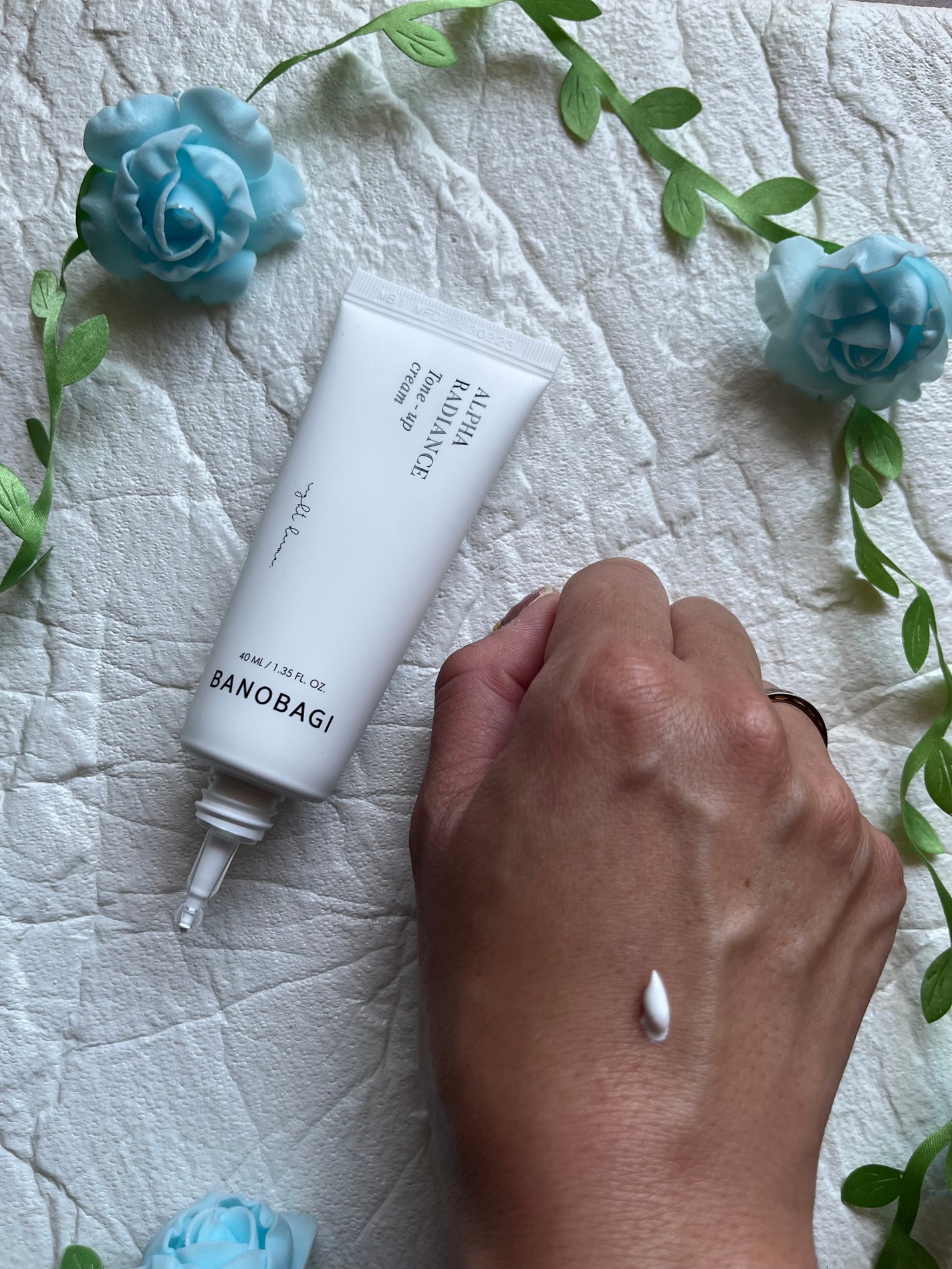 アルファ ラディアンス トーンアップクリーム/BANOBAGI/フェイスクリームを使ったクチコミ(2枚目)