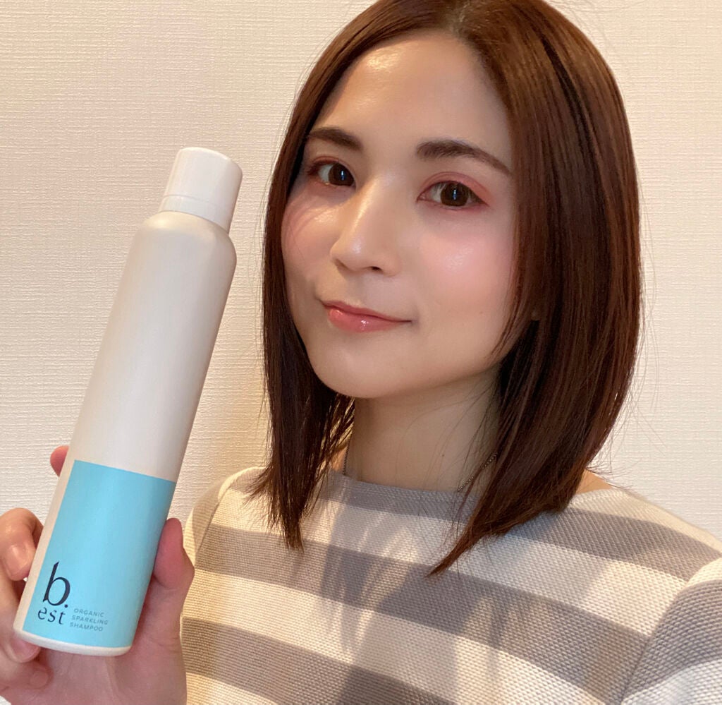 オーガニックスパークリングシャンプー/b.ris/市販シャンプーを使ったクチコミ(5枚目)