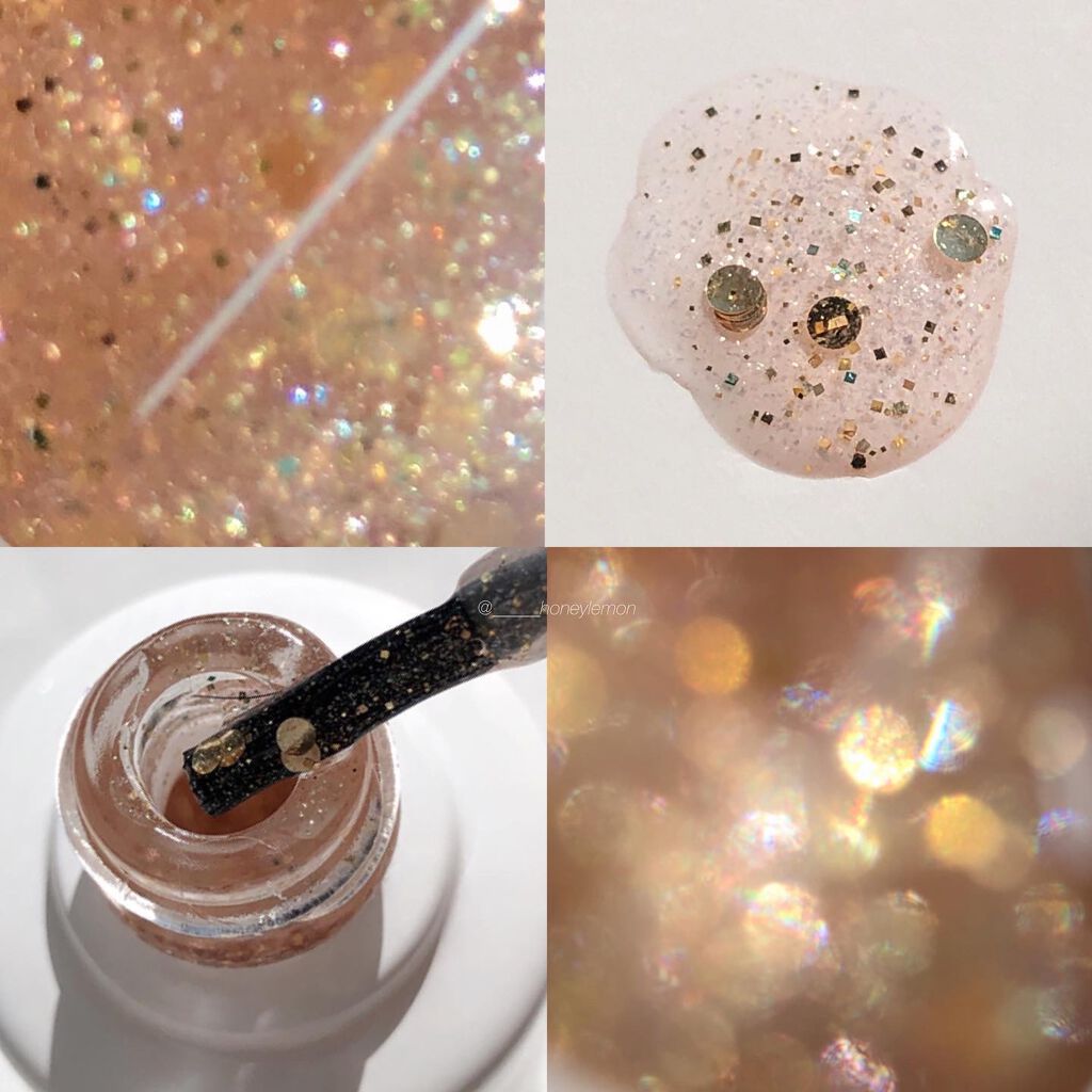 ウカ ラメベースコート ゼロ/uka/ネイルベースコートを使ったクチコミ（2枚目）