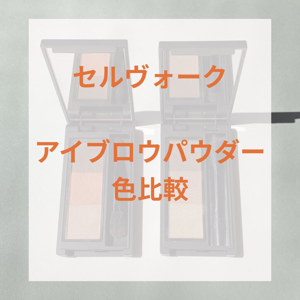 セルヴォーク インディケイトアイブロウパウダー/Celvoke/パウダーアイブロウを使ったクチコミ（1枚目）