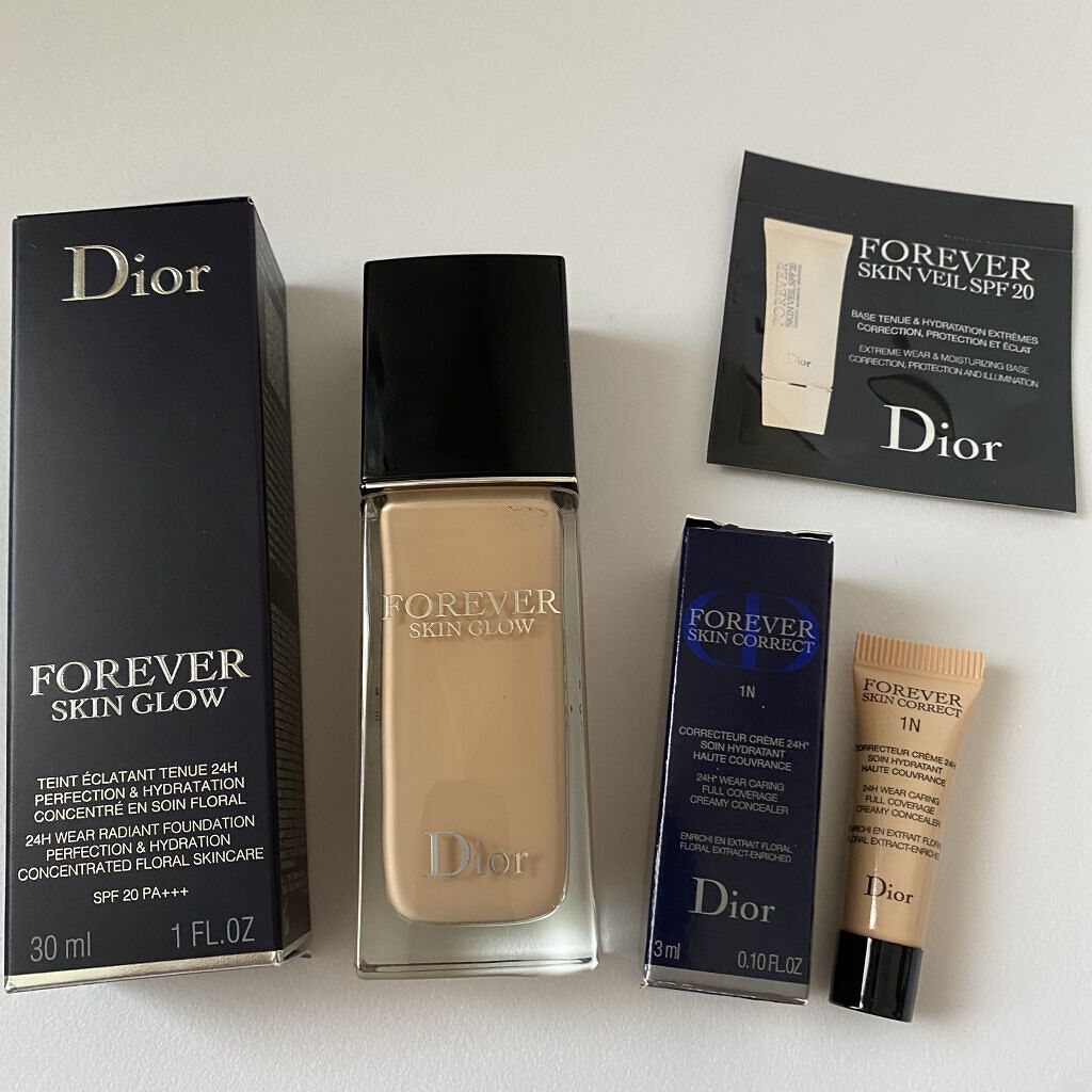 ディオールスキン フォーエヴァー フルイド グロウ/Dior/リキッドファンデーションを使ったクチコミ（2枚目）
