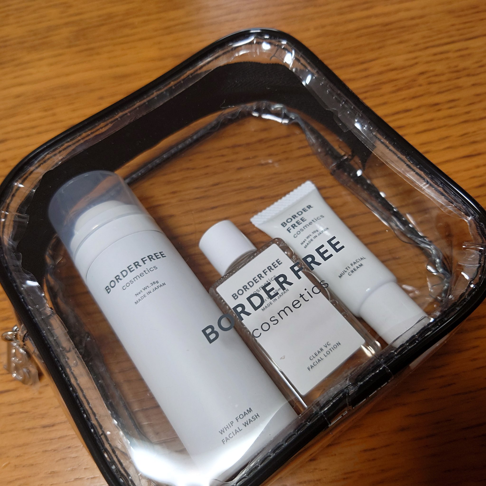 ミニサイズスキンケアセット/BORDER FREE cosmetics/トライアルキットを使ったクチコミ（1枚目）