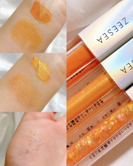 ダイヤモンドシリーズ 星空リキッドアイシャドウ/ZEESEA/リキッドアイシャドウを使ったクチコミ(4枚目)