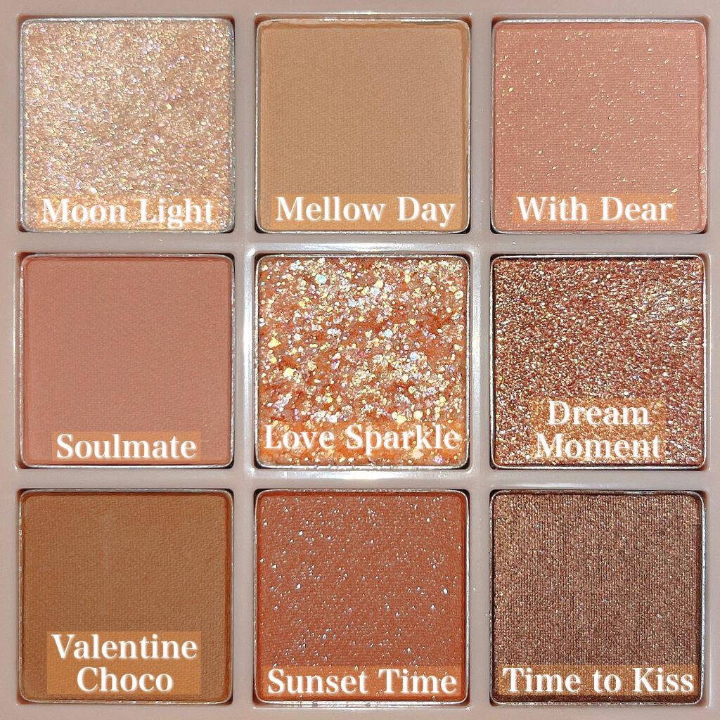 KEYBO FALL IN LOVE SHADOW PALETTE/keybo/アイシャドウパレットを使ったクチコミ(3枚目)