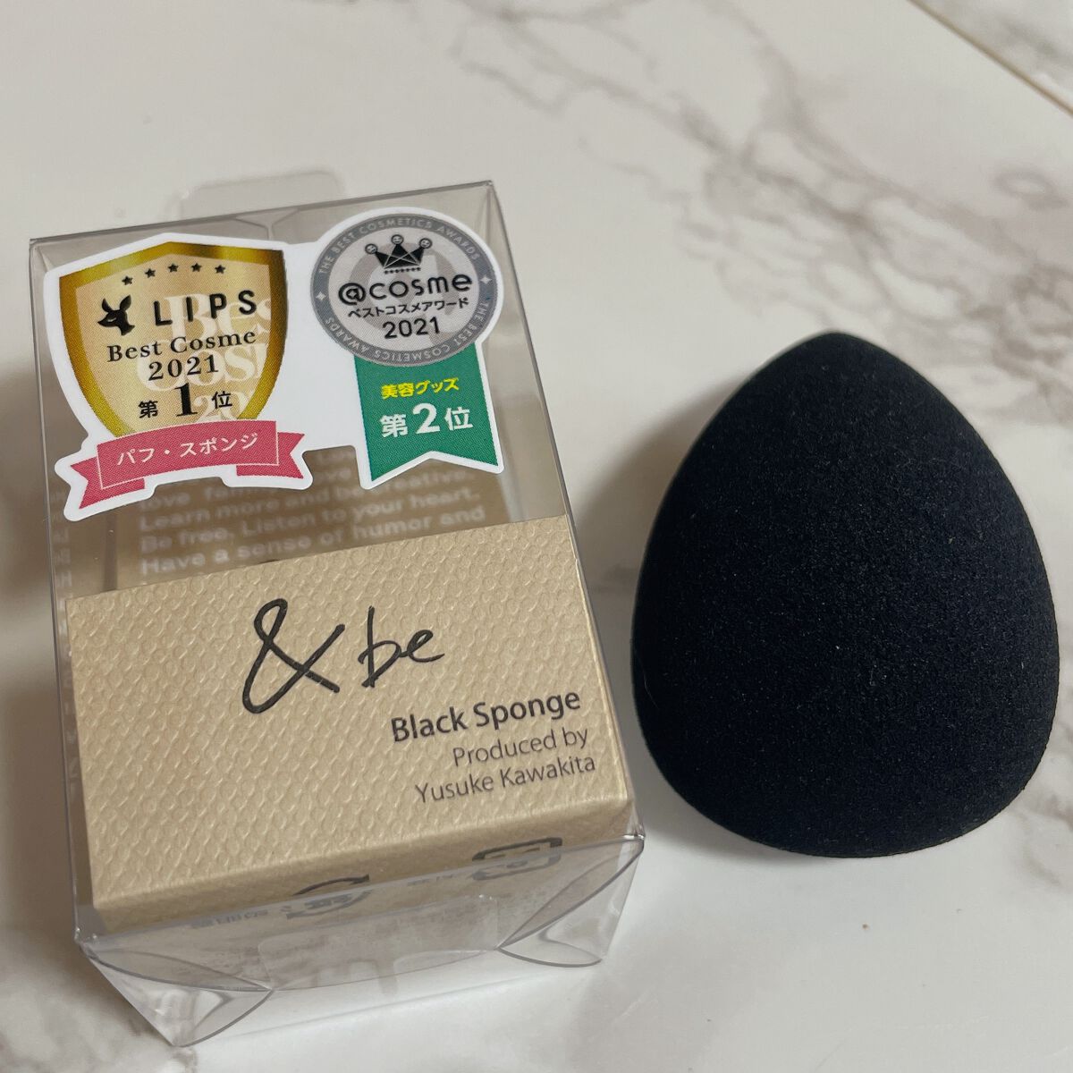 &be ブラックスポンジ/&be/パフ・スポンジを使ったクチコミ(1枚目)