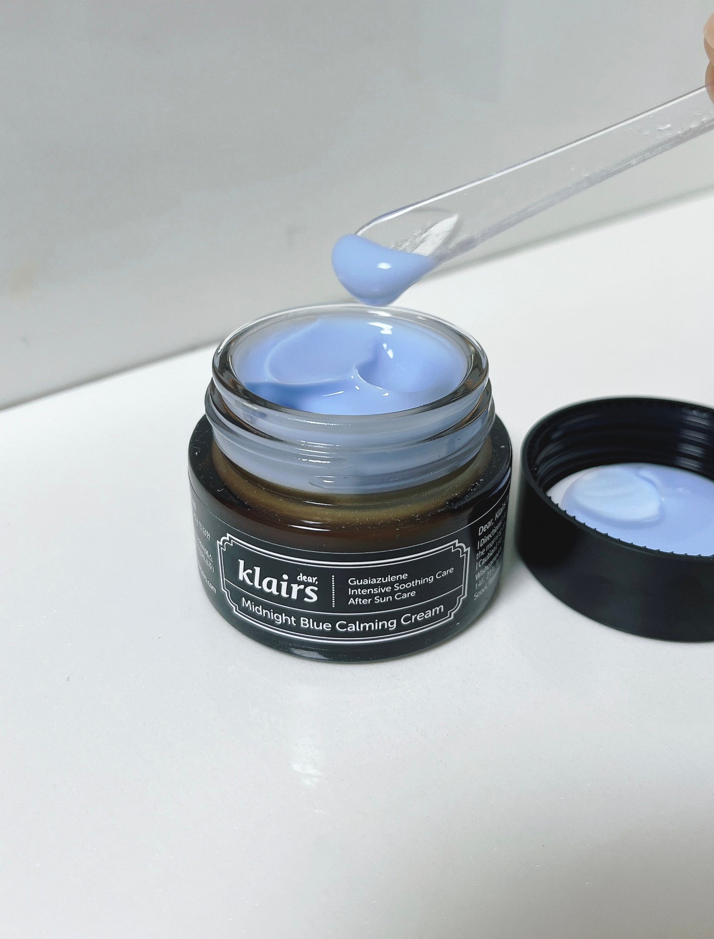 ミッドナイトブルーカーミングクリーム/Klairs/フェイスクリームを使ったクチコミ(2枚目)
