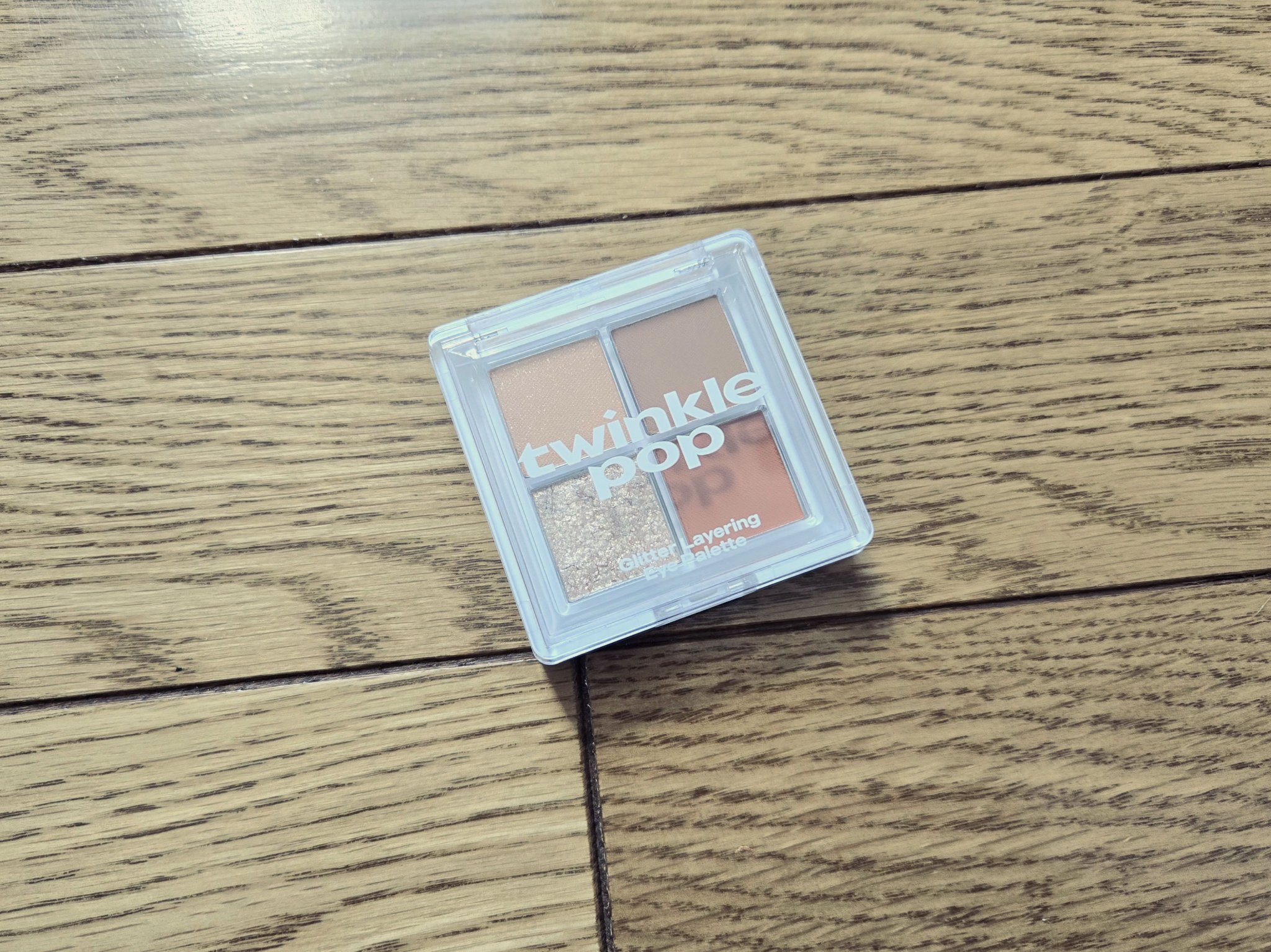 グリッターレイヤリングアイシャドウパレット 01 CORAL LAYER/TWINKLE POP/アイシャドウパレットを使ったクチコミ（1枚目）