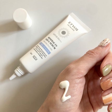 ミネラルUVアクアセラム/エトヴォス/美容液を使ったクチコミ(2枚目)