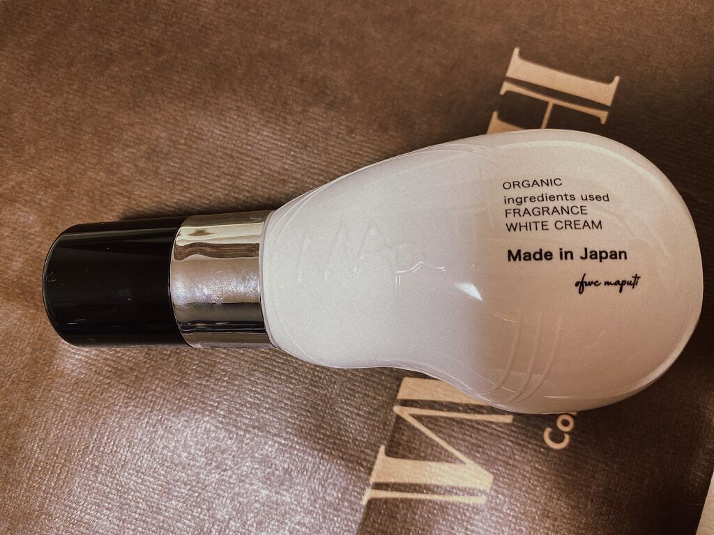 オーガニックフレグランスホワイトクリーム/MAPUTI/デリケートゾーンケアを使ったクチコミ（1枚目）