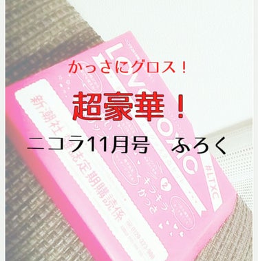 ニコラ11月号ふろく

今日は本屋さんに行きました
本来なら&ロージーを買ってレビューしようと思ったのですが、店頭に無くお店の方に聞いたら人気で売り切れ…😓
他にいい雑誌無いかな～、と探していたら見つけ