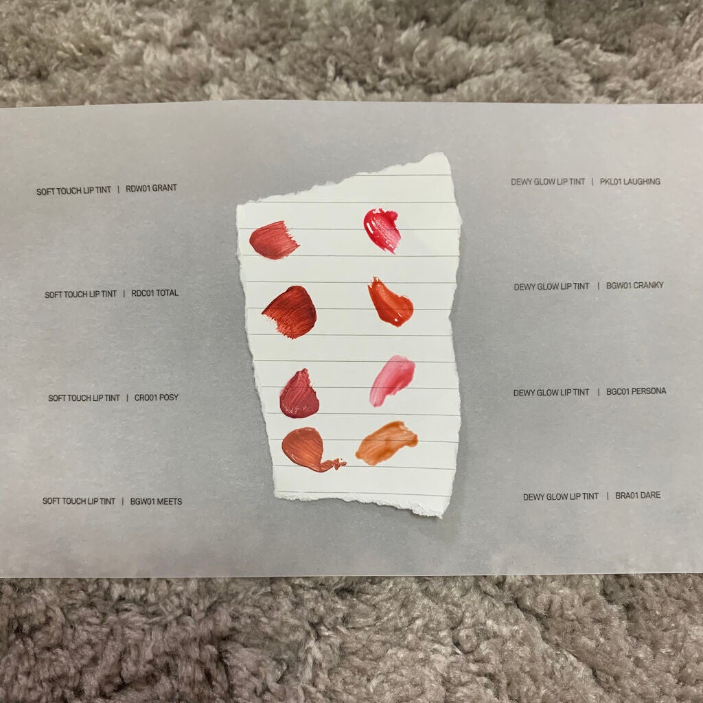 ソフトタッチリップティント/NAMING./リップティントを使ったクチコミ(2枚目)