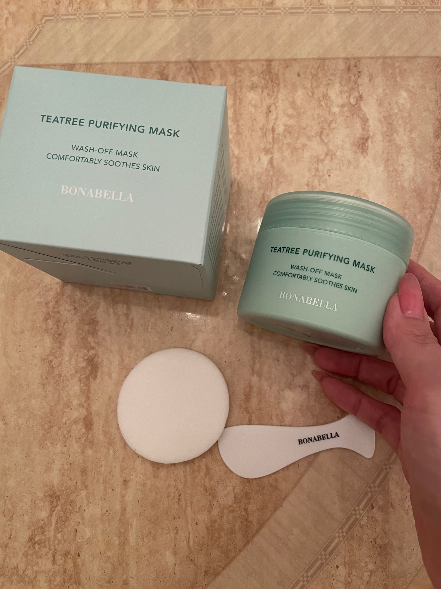 ティーツリーピュリファイングマスク/BONABELLA/洗い流すパック・マスクを使ったクチコミ(1枚目)