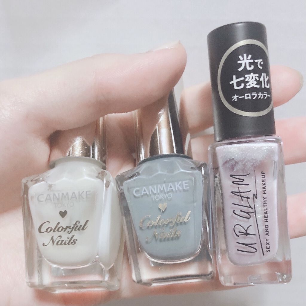 UR GLAM　COLOR NAIL SELECTION PU2＜オーロラカラー＞/U R GLAM/マニキュアを使ったクチコミ（3枚目）