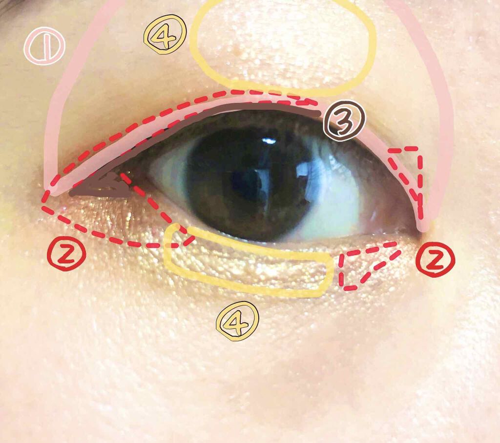 プレイカラー アイシャドウ/ETUDE/アイシャドウパレットを使ったクチコミ(3枚目)