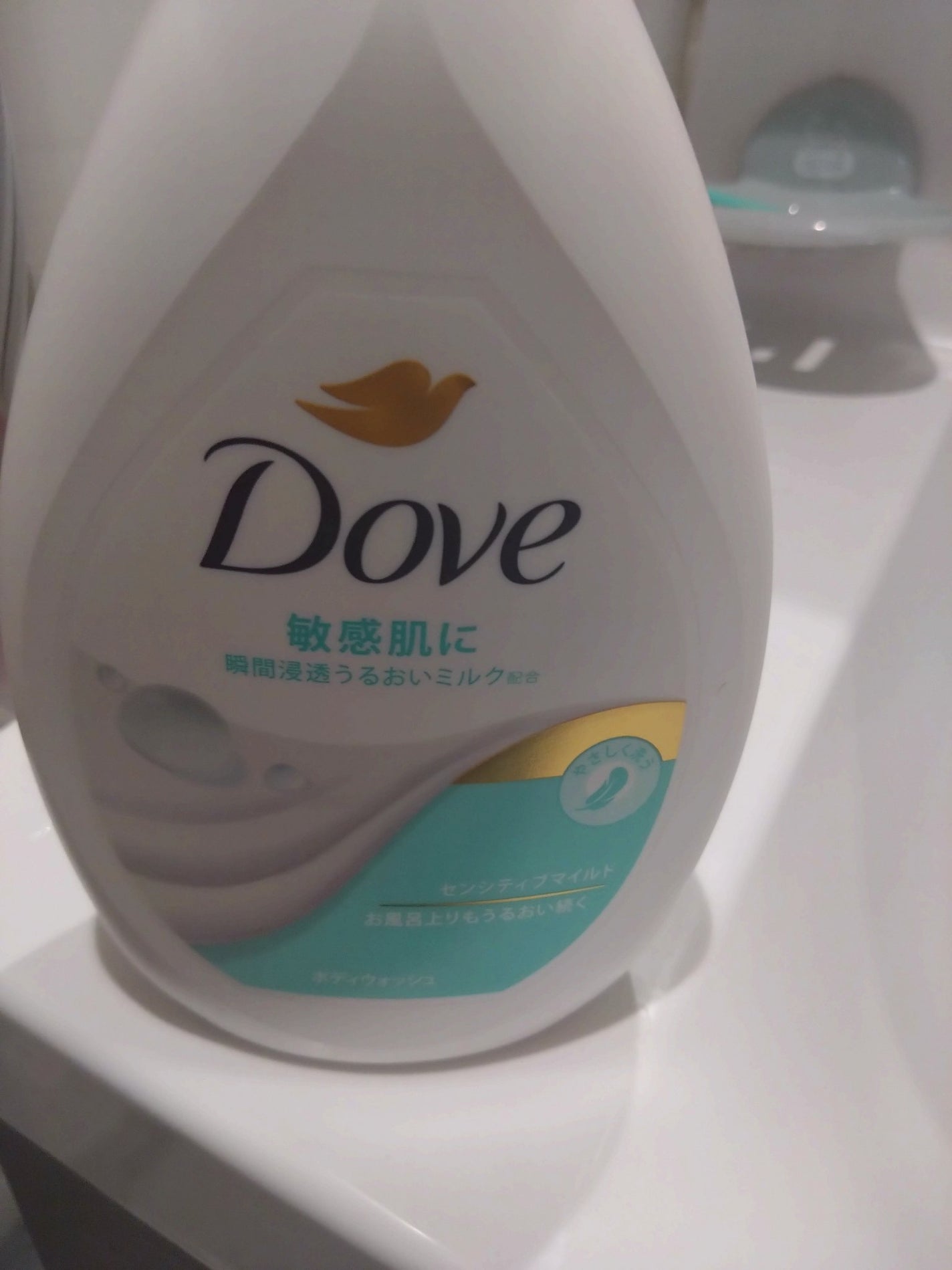 ボディウォッシュ センシティブ マイルド/ダヴ/ボディソープを使ったクチコミ(1枚目)