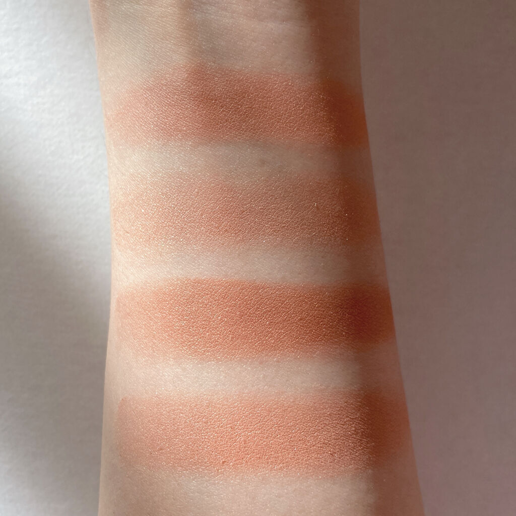 CLINIQUE・CHANEL・CEZANNE・FlowerKnowsのパウダーチークを使った